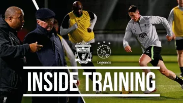 Fernando Torres Goals as Sven-Göran Eriksson Watches Liverpool Legends | Inside Training