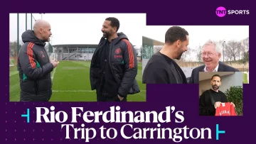 🎥 Rio Ferdinand Drops In At Carrington | Bumping into Sir Alex, Erik ten Hags philosophy & MORE!