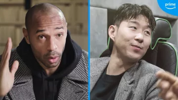 When Son Heung-min met Thierry Henry 👀