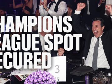 WE ARE CHAMPIONS LEAGUE | Celebrations as Villa secure Top Four spot
