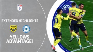 YELLOWS ADVANTAGE! | Oxford United v Peterborough United extended highlights