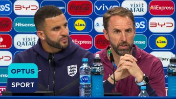 ENGLAND PRESS CONFERENCE: Denmark game preview | Gareth Southgate and Kyle Walker