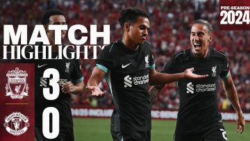 HIGHLIGHTS: Liverpool 3-0 Manchester United | Sell-out crowd for USA Tour win